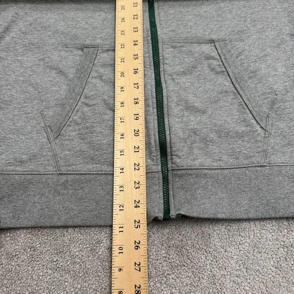 Nike Oregan Duck Full Zip Hoodie Sweatshirt Mens Large Gray Green Colorblock